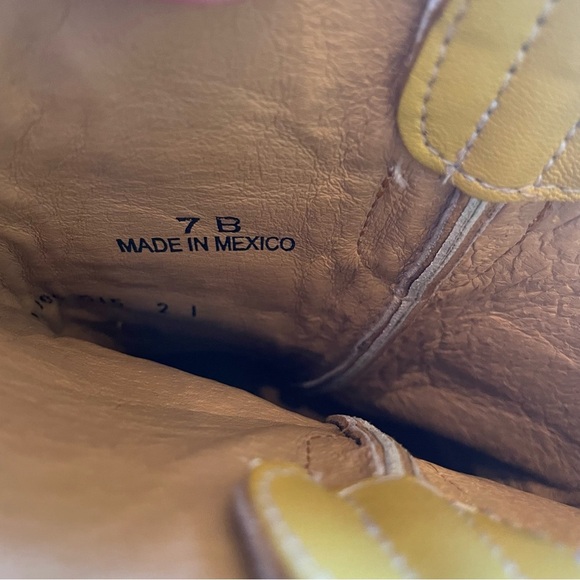 NEW Idyllwind Sunshine-Y Day Western Yellow Boots - Round Toe - Size 7B - Picture 8 of 10
